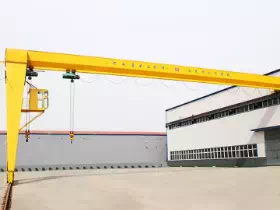 Single Girder Hoist Semi Gantry Crane