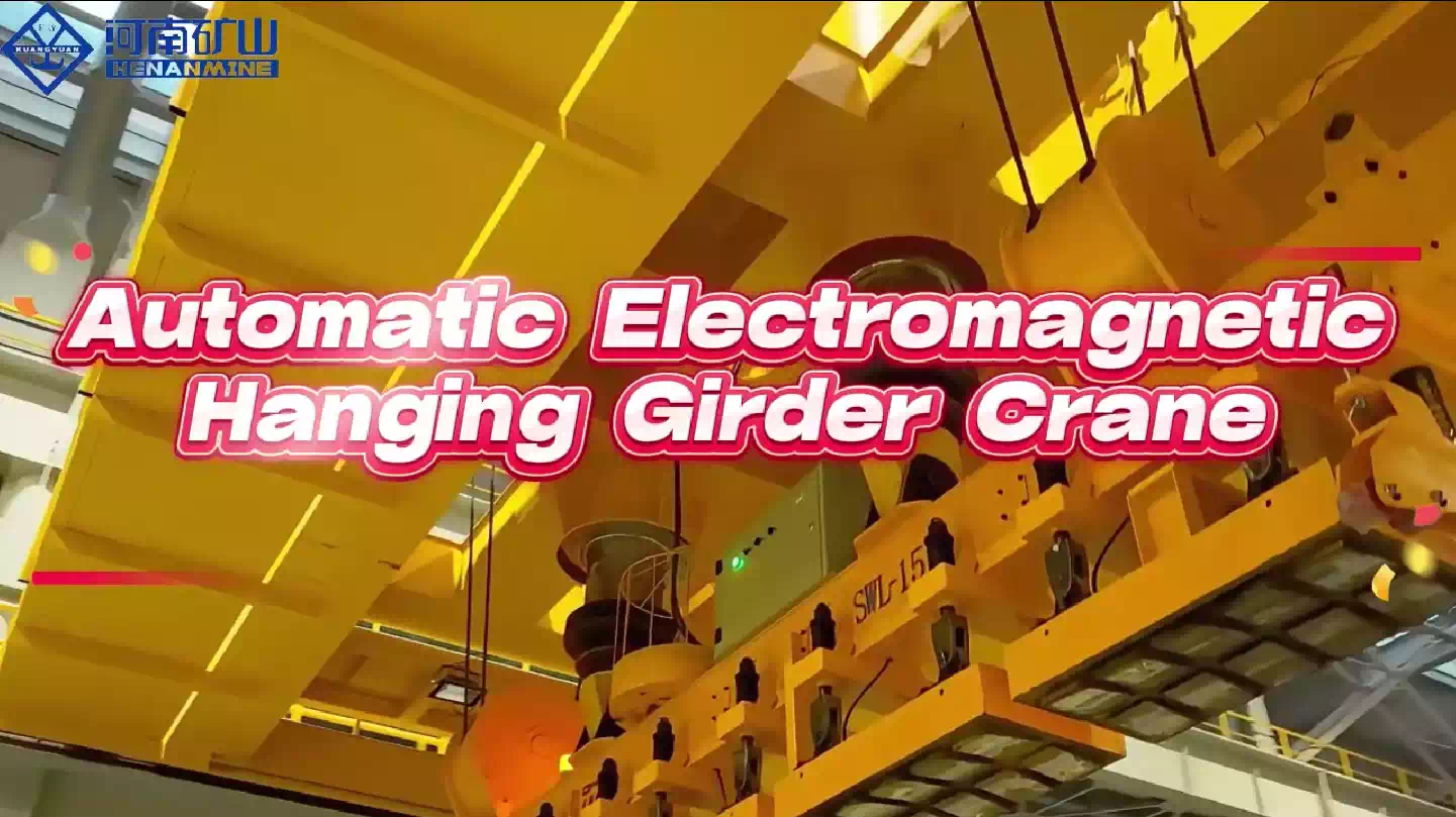 Automated Electromagnetic Hanging Girder Crane