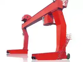 L typed Single Girder Hoist Gantry Crane with a hoist